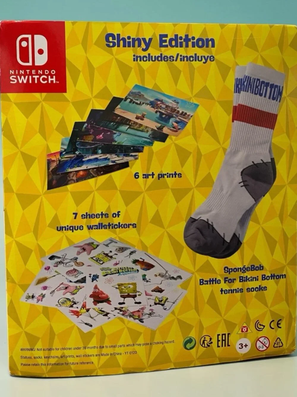 NEW Spongebob Squarepants Battle for Bikini Bottom Shiny Edition Nintendo Switch